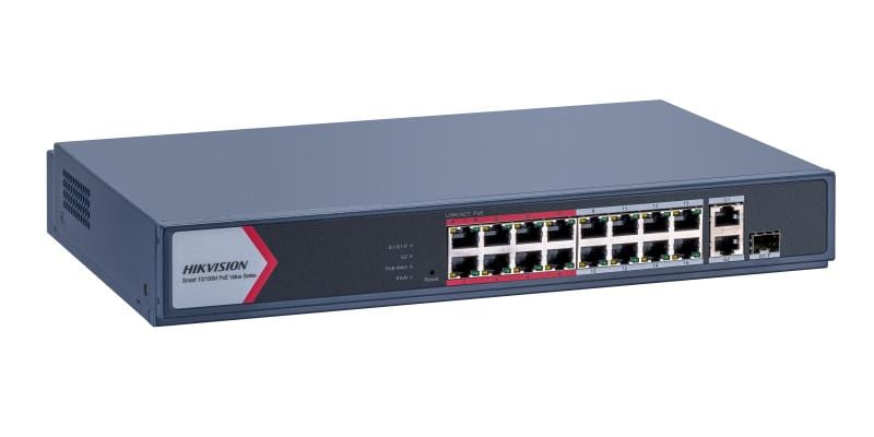 HIKVISION - DS-3E1318P-EI/M SMART MANAGED POE 10/100