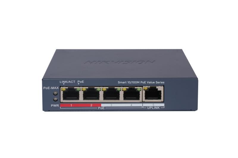 HIKVISION - DS-3E1105P-EI/M SMART SWITCH POE 10/100