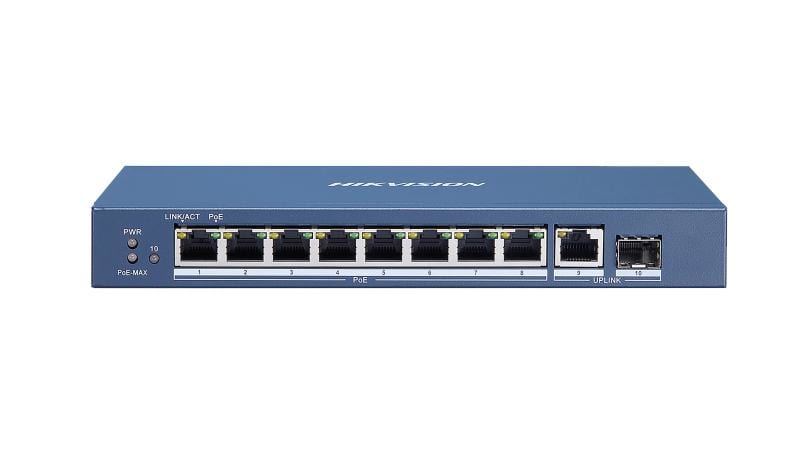 HIKVISION - DS-3E0510P-E SWITCH UNMANAGED GIGABIT PO