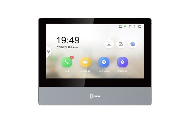 HIKVISION - DS-KH8350-WTE1 POSTO INTERNO IP 7' REDDO