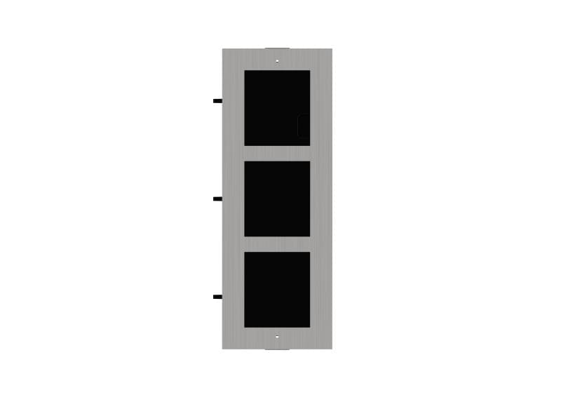 HIKVISION - DS-KD-ACF3/S CORNICE A INCASSO INOX 3 MO