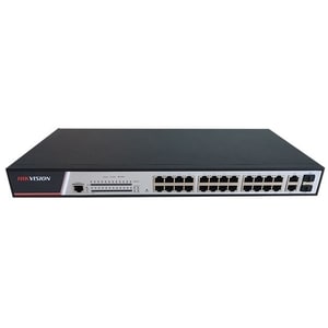 HIKVISION - DS-3E2326P SWITCH 10/100 FULL MAN 24 POE