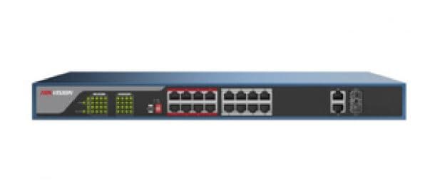 HIKVISION - DS-3E0318P-E/M SWITCH UNMAN 16 POE ECO