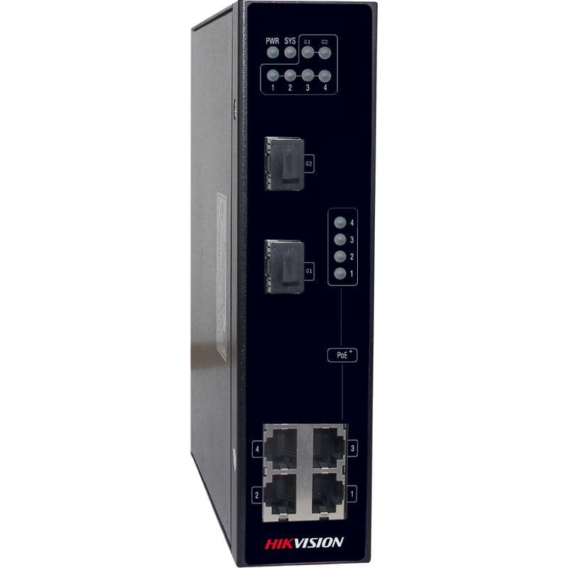 HIKVISION - DS-3T0306P SWITCH INDUSTRIALE UNMAN 4POE