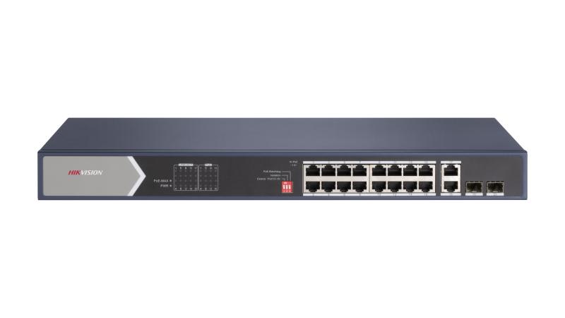 HIKVISION - DS-3E0520HP-E SWITCH GIGABIT UNMAN 16 PO 301801516