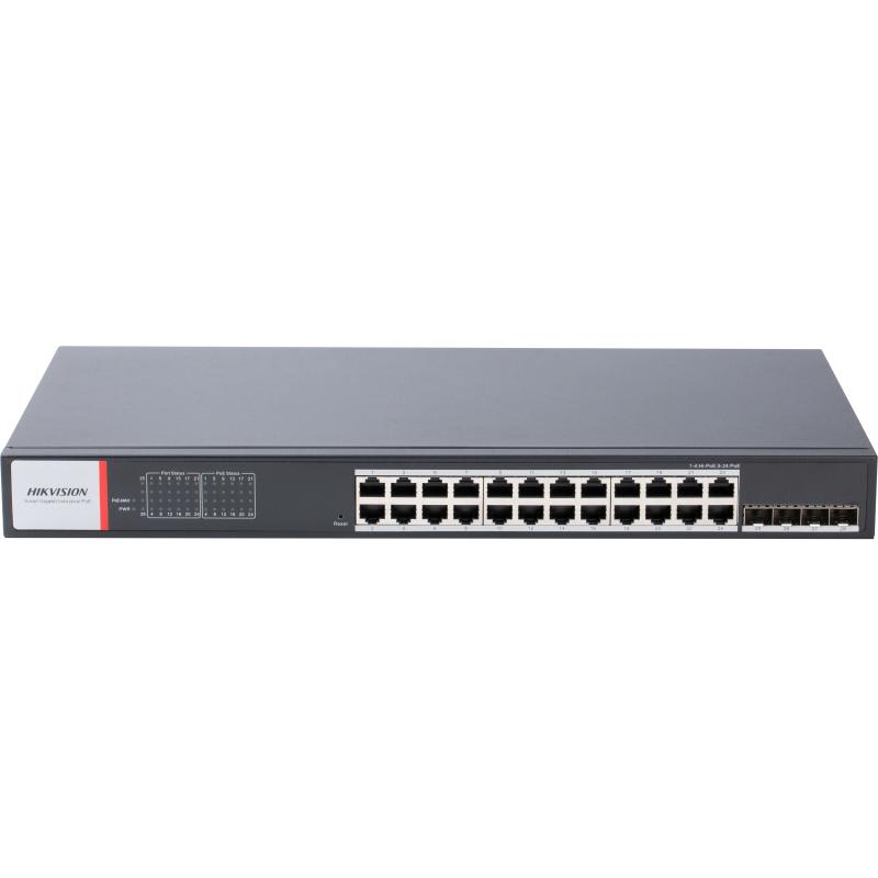 HIKVISION - DS-3T1528HP-SI-24P4F IND MAN GIGABIT HIP 301803299
