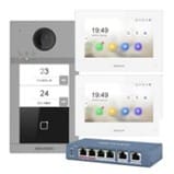 HIKVISION - DS-KIS604-S/BI-FAMILY KIT BIFAMILIARE