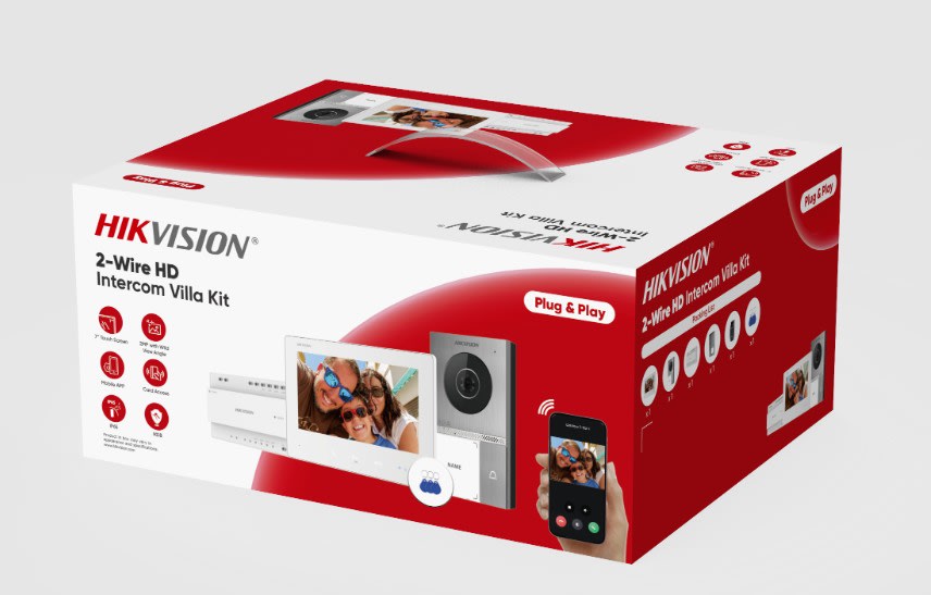 HIKVISION - DS-KIS705EY KIT VILLA 2FILI MONO FAM ESP 305305966