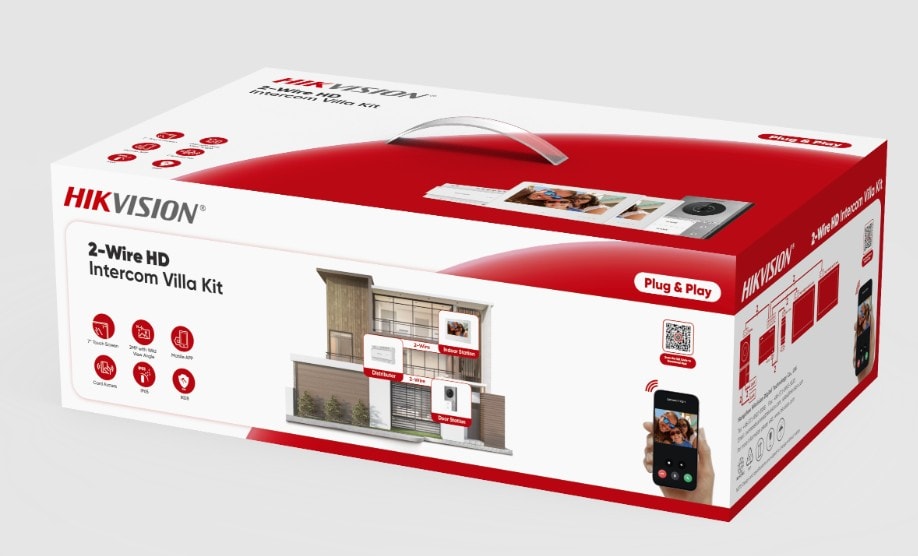 HIKVISION - DS-KIS705EY/2MONITORS KIT VIL BI-FAM ESP