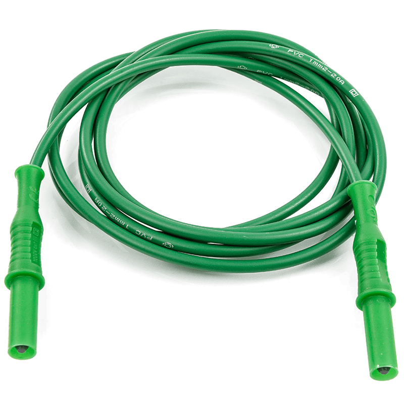 HT INSTRUMENTS - 5001-V CAVO VERDE CON BANANA 1,5M HA05001V