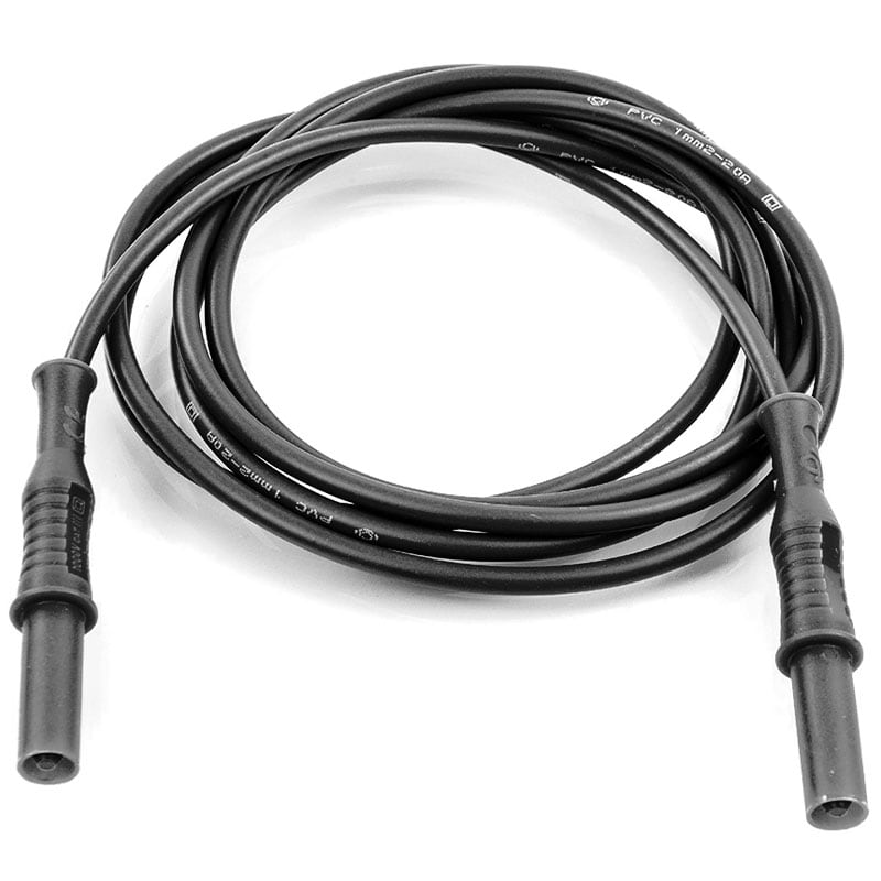 HT INSTRUMENTS - 5001-N CAVO NERO CON BANARA 1,5M