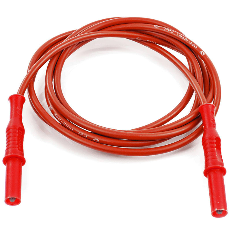 HT INSTRUMENTS - 5001-R CAVO ROSSO CON BANANA 1,5M