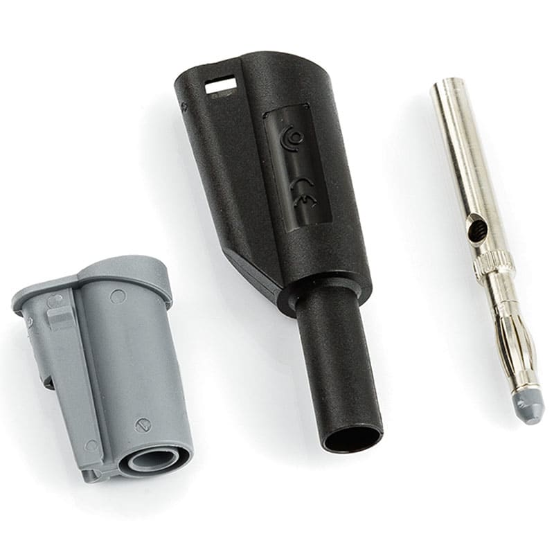 HT INSTRUMENTS - 1066-IECN CONNETT. PER PROLUNHE 4MM NERO HA10660N