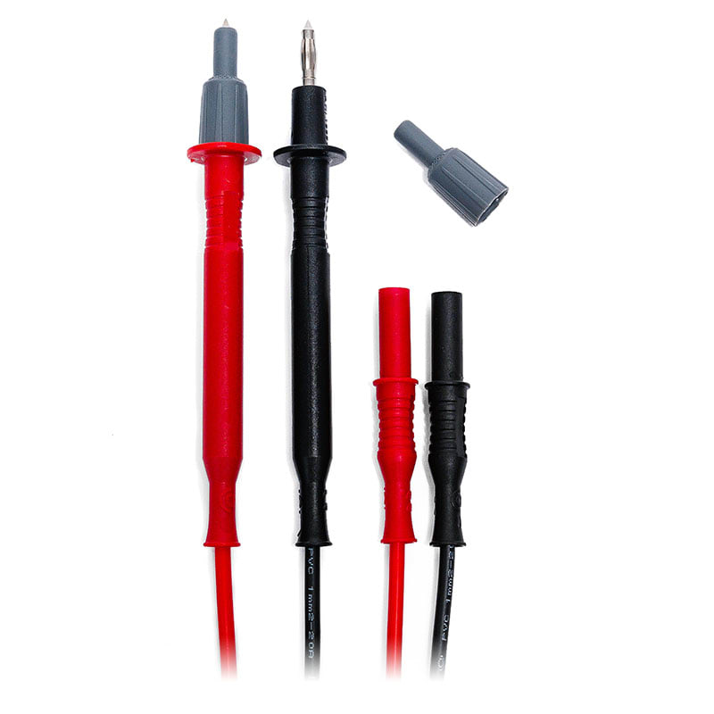 HT INSTRUMENTS - 4312-2 COPPIA PUNTALI R/N 4MM DRITTI HA431200