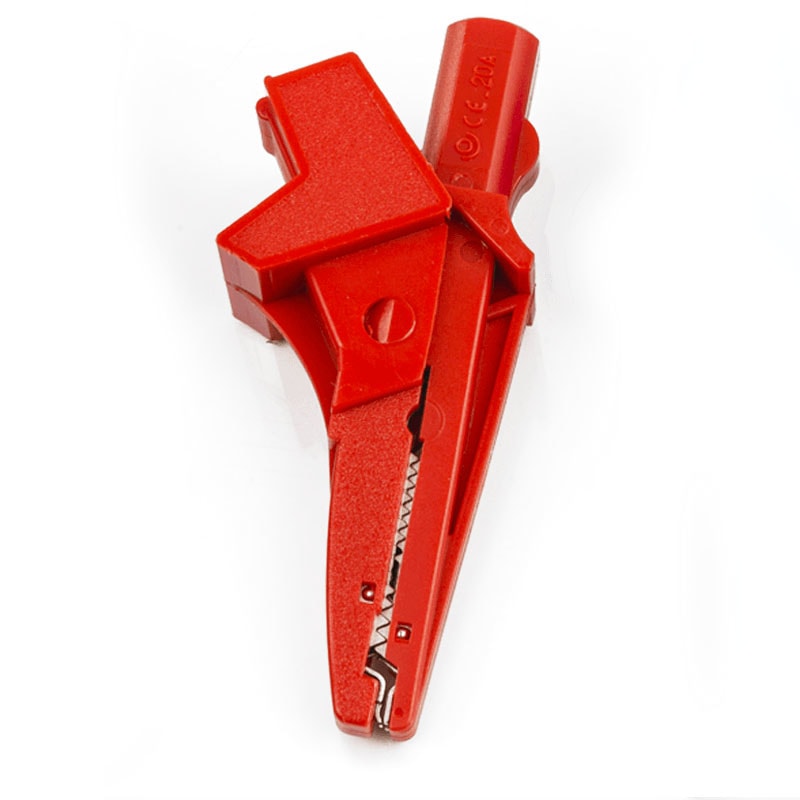 HT INSTRUMENTS - 5004-IECR COCCODRILLO ROSSO MAX 20A(4MM)