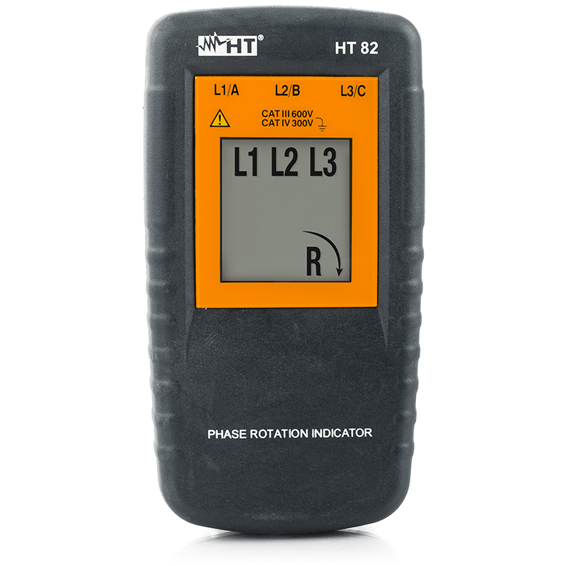HT INSTRUMENTS - Misuratore del senso ciclico delle fasi autoalimentato elettronico HT82. HA000156