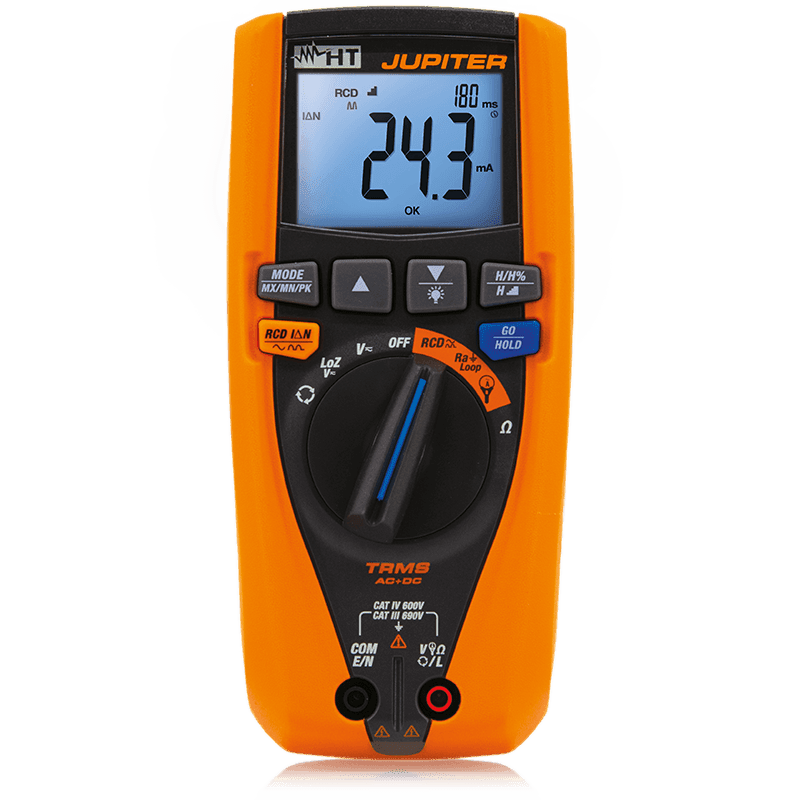 HT INSTRUMENTS - Multimetro Multifunzione per verifica sicurezza elettrica CEI 64-8 JUPITERK + HT4006 OMAGGIO.