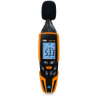 HT INSTRUMENTS - Fonometro digitale Classe 2 con calibratore portatile, collegamento a PC e registratore integrato.