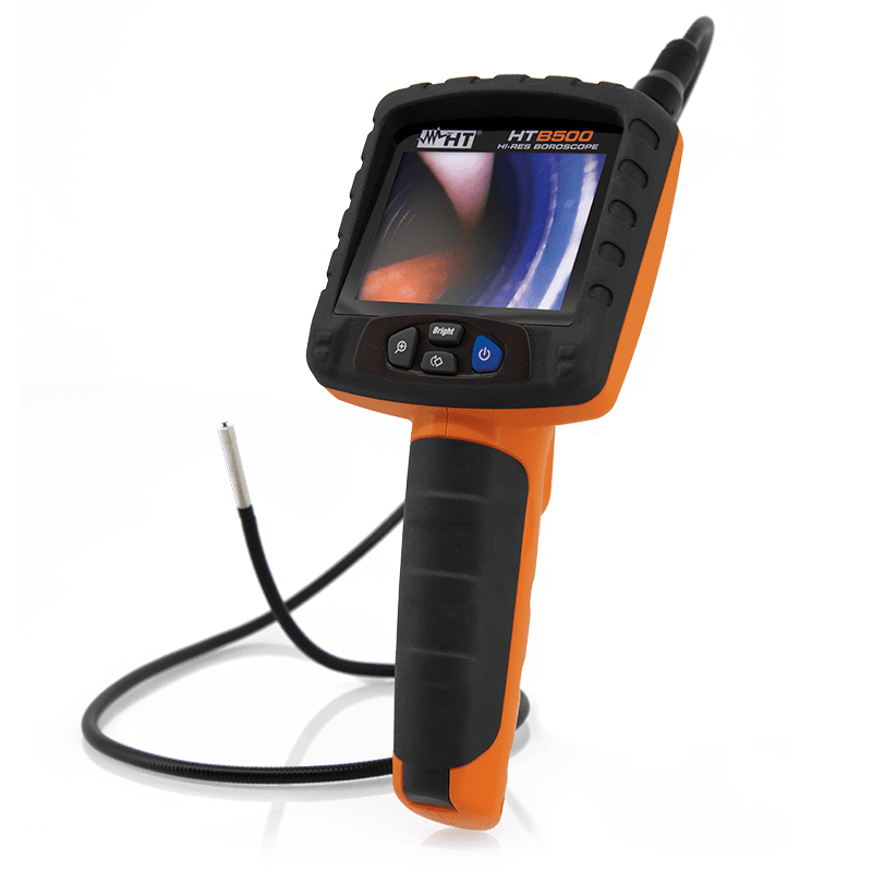 HT INSTRUMENTS - Boroscopio con batteria ricaricabile, sonda intercambiabile, cavo USB HTB500P HTB500 HT36. HN000108