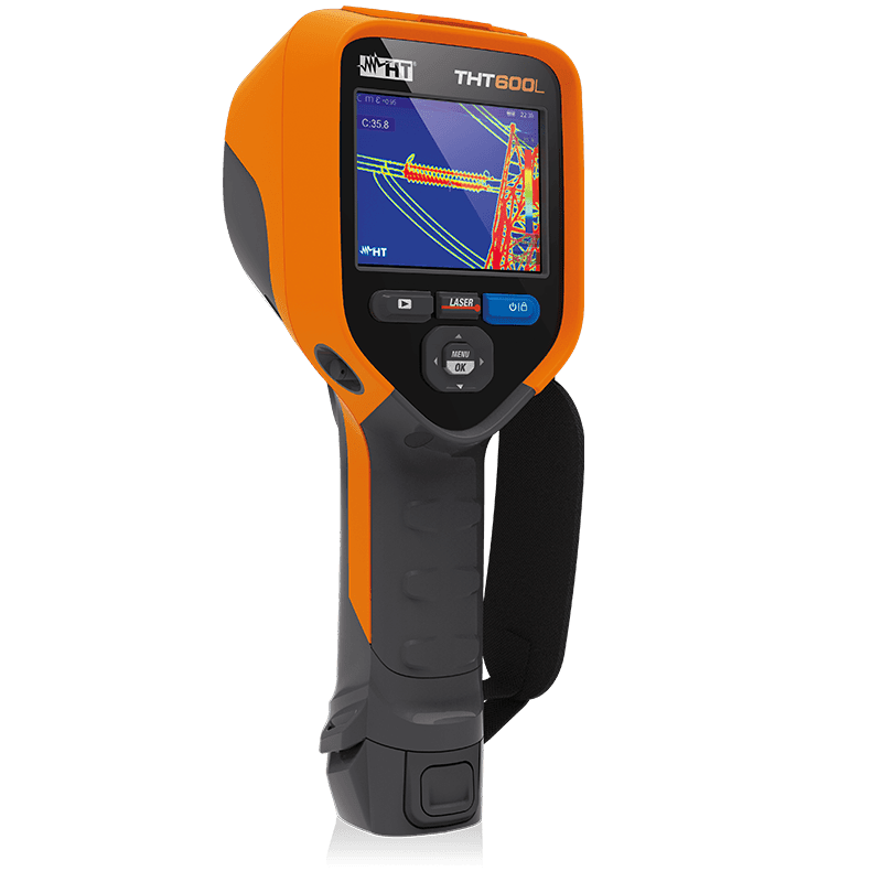 HT INSTRUMENTS - Termocamera a infrarossi THT600L con risoluzione 384x288pxl e FOV 9.8° x 7.3°.