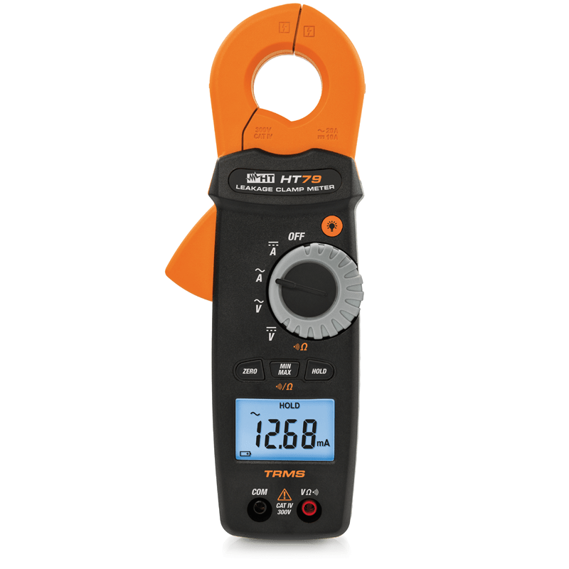 HT INSTRUMENTS - Pinza amperometrica AC/DC TRMS per misura di correnti disperse HT79 per corrente dispersione AC/DC.