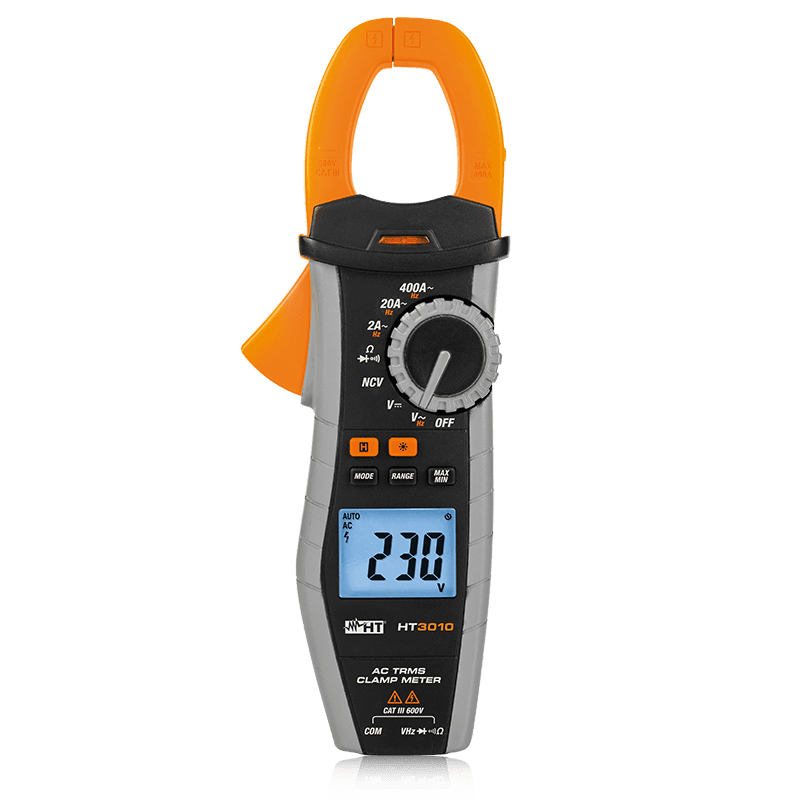 HT INSTRUMENTS - Pinza amperometrica TRMS 400A AC HT3010 2000 PUNTI
