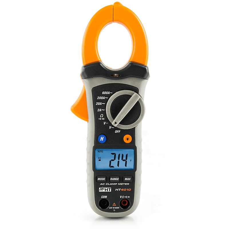 HT INSTRUMENTS - Pinza amperometrica digitale AC 600A CATIII 600V HT4010.