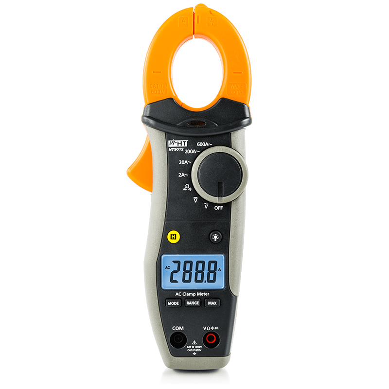 HT INSTRUMENTS - Pinza amperometrica digitale AC 600A CAT IV HT9012 2000 punti.