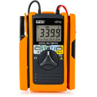 HT INSTRUMENTS - Multimetro digitale tascabile con pinza amperometrica AC/DC 60A integrata HT12 con pinza a forcella integrata.