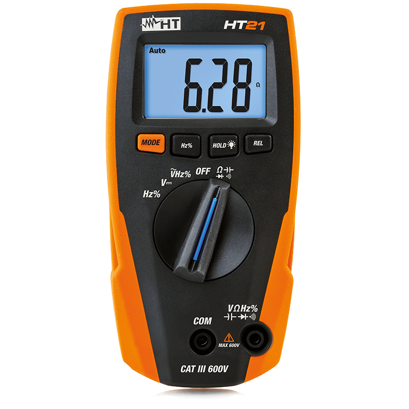 HT INSTRUMENTS - Multimetro digitale compatto 4000 punti.