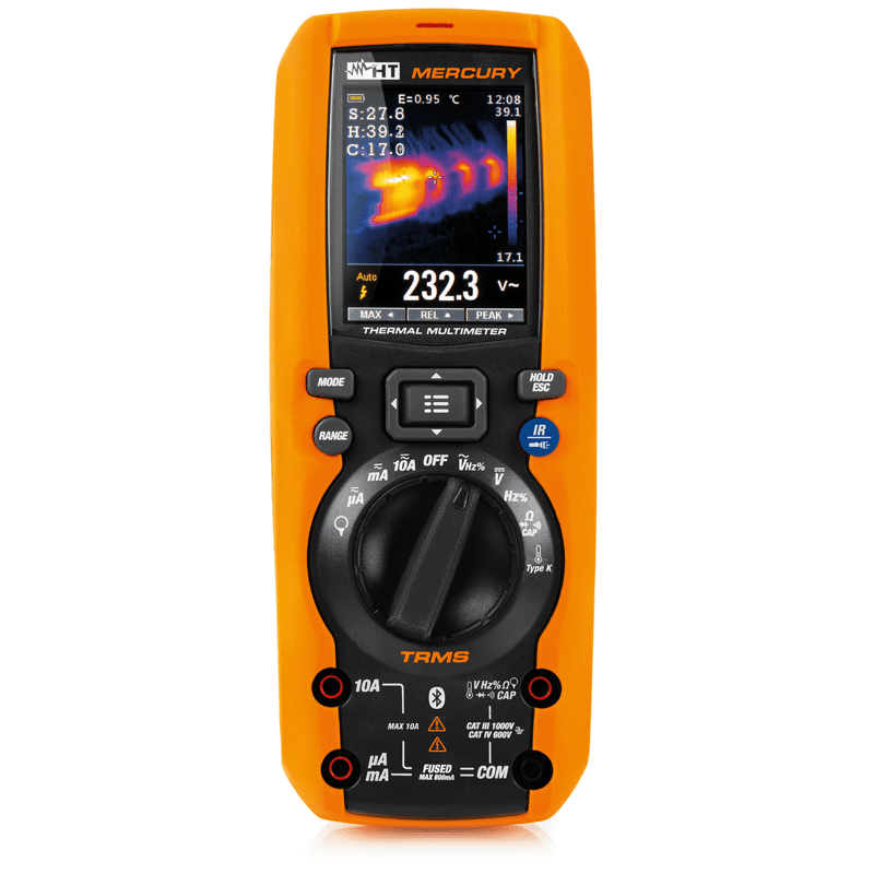 HT INSTRUMENTS - Multimetro TRMS con termocamera integrata Mercury.