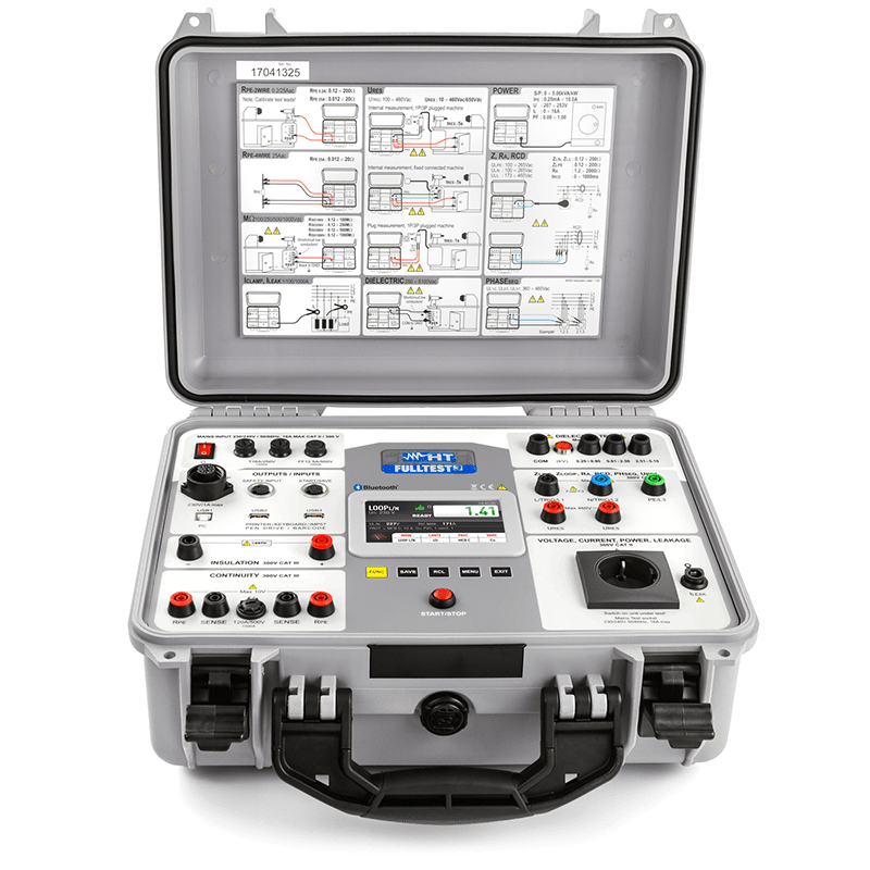 HT INSTRUMENTS - Strumento multifunzione per verifiche di sicurezza su macchine e quadri elettrici FULLTEST3.