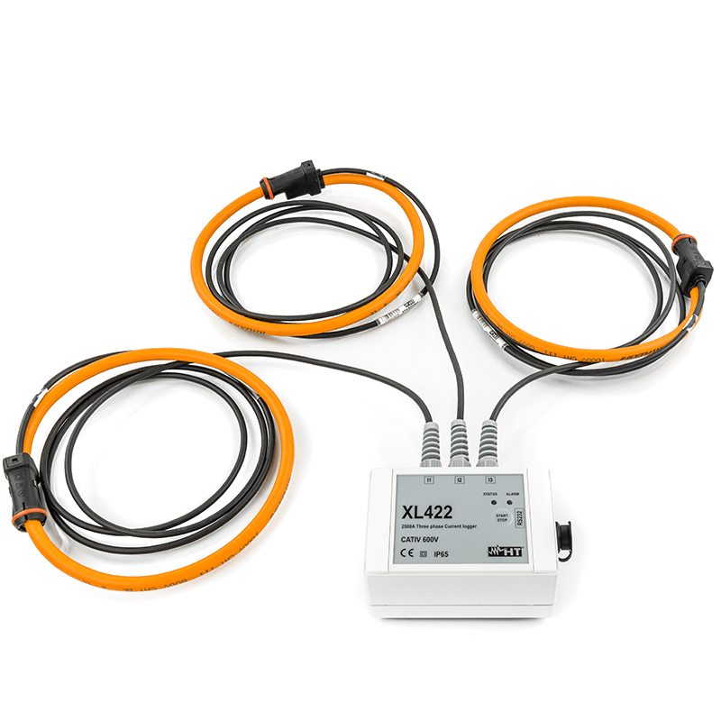 HT INSTRUMENTS - Data logger di corrente TRMS trifase XL422.