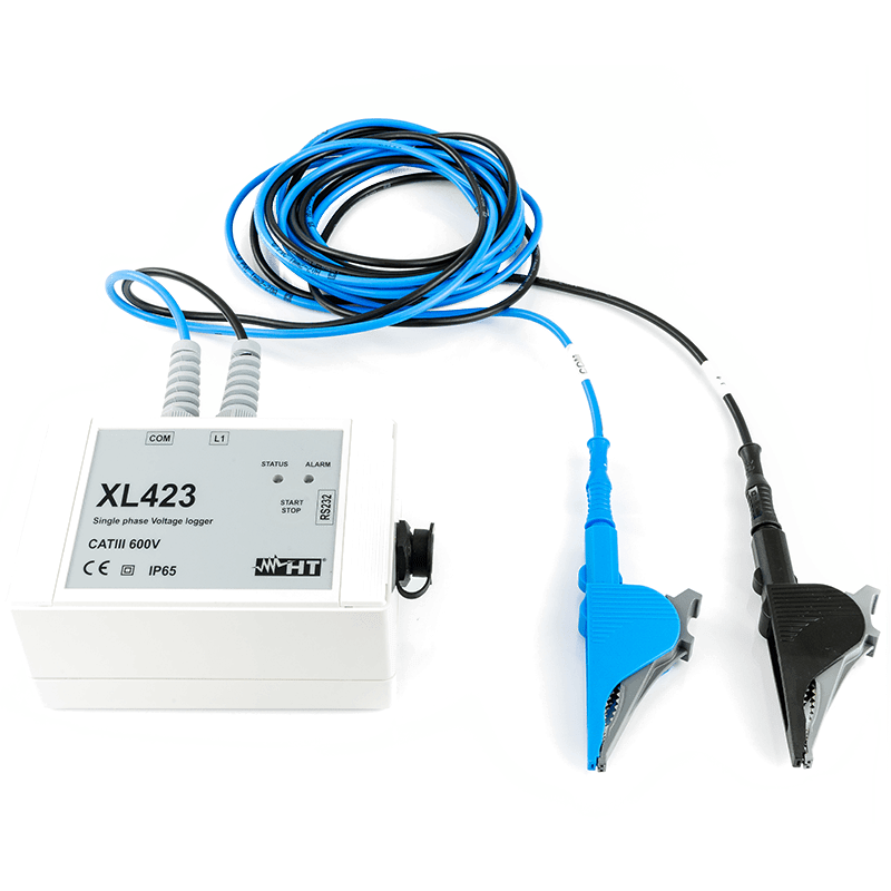 HT INSTRUMENTS - XL423  DATALOGGER DI TENSIONE MONOFASE