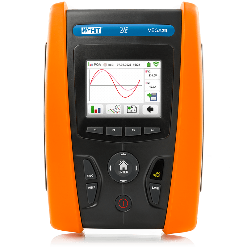 HT INSTRUMENTS - Analizzatore di rete Monofase/Trifase VEGA74.