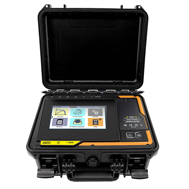 HT INSTRUMENTS - Strumento avanzato per misure di Curve I-V fino a 1500V e 40A, verifica e impostazione IV600. HV0IV600