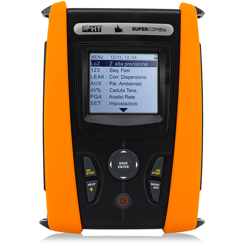 HT INSTRUMENTS - Strumento multifunzione per la verifica sicurezza impianti elettrici civili e industriali CEI 64.8+OMAG SUPERCOMBIS STRUM. VERIFICA