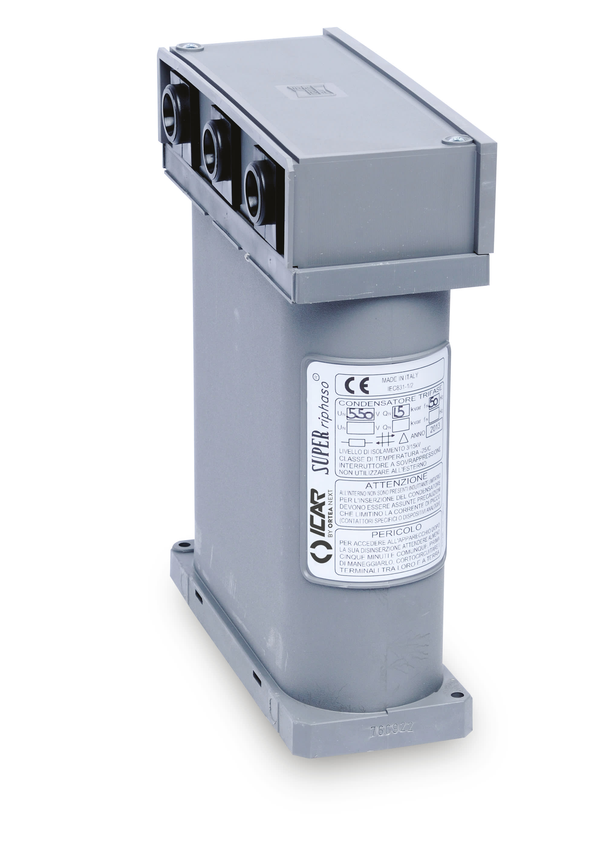 ICAR - SUPERRIPHASO HP30 550V 8,25KVAR 50H IA3DRK182550001