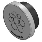 ICOTEK - KEL-DPZ 40/ 8 GY PASS.TONDO IP68