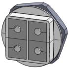 ICOTEK - QVT 50/4 GYPRESS.DIVISIBILE IP54 4/- 45722