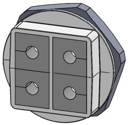 ICOTEK - QVT 50/4 GYPRESS.DIVISIBILE IP54 4/-