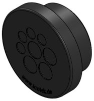 ICOTEK - KEL-DPZ 40/ 8 BK PASSACAVO TONDO IP68