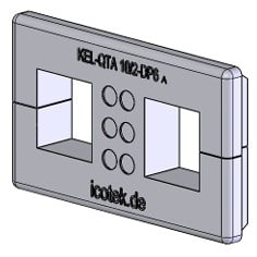 ICOTEK - KEL-QTA 10/2 - DP 6 A SUPP.DIV.IP54
