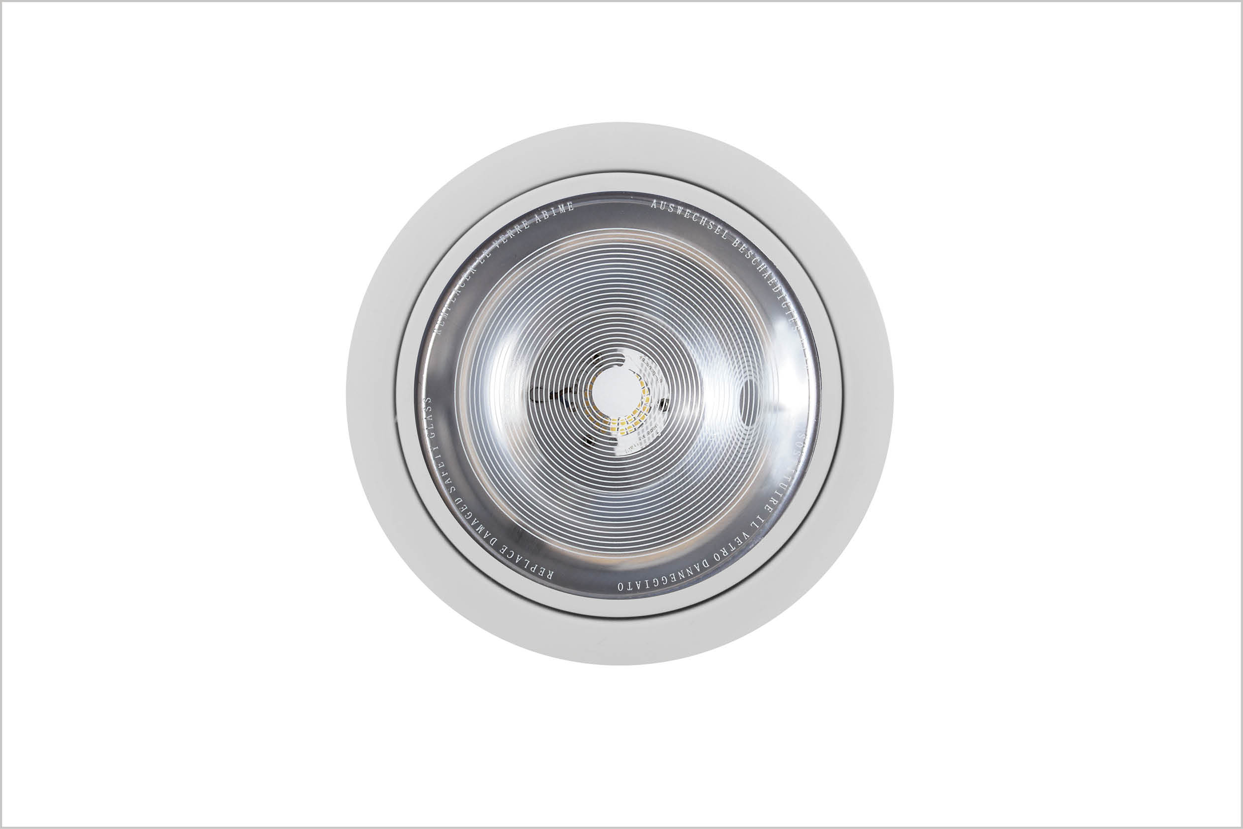 IDEALLUX - CLOCK LED T 45 5W 6350LM 3000K CAE BIANC