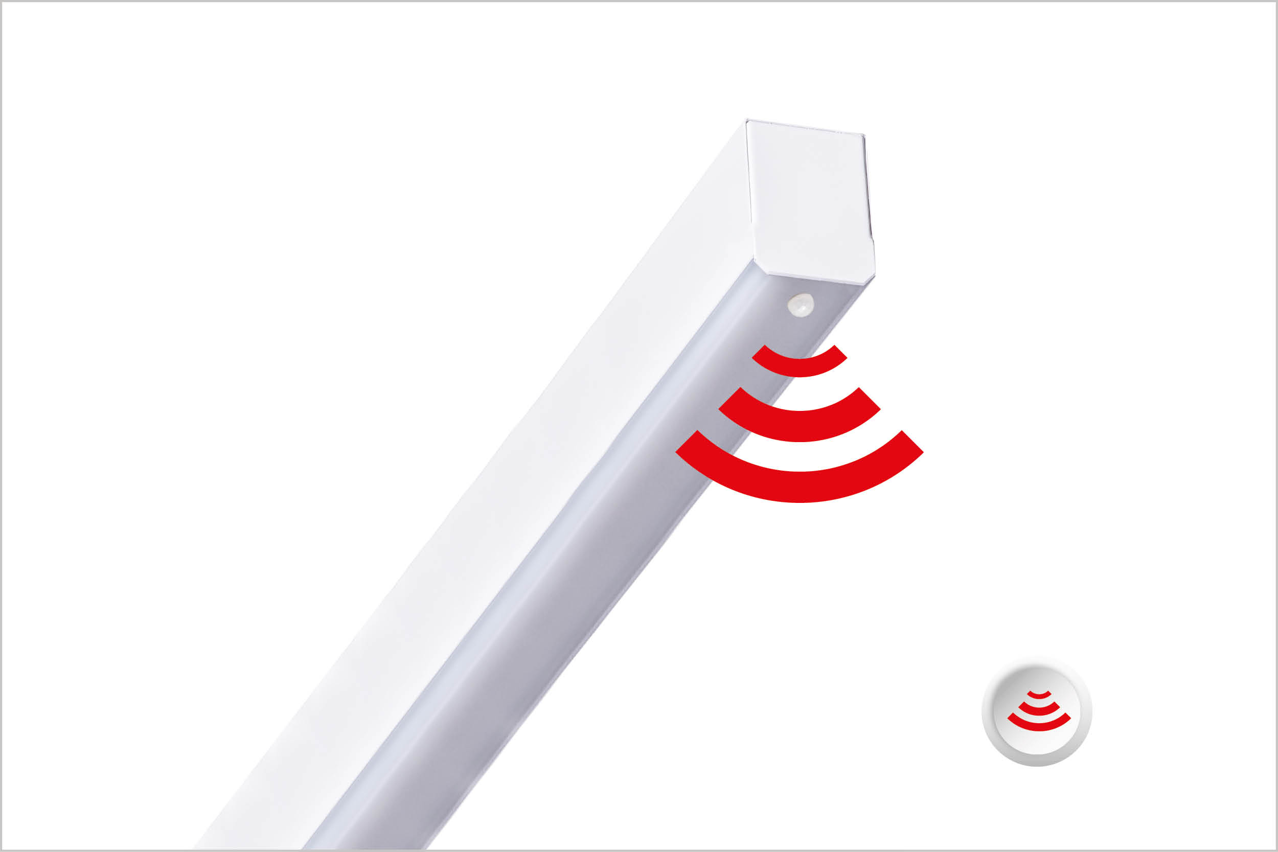 IDEALLUX - REK LED SENSOR 24W 4100LM 3000K CAE