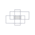IDEAL LUX - FRAME PL RETTANGOLO BIANCO 3000K
