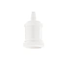 IDEAL LUX - PORTALAMPADA E27 GHIERA BIANCO