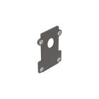 IDEAL LUX - EGO END CAP RECESSED CON FORO BK