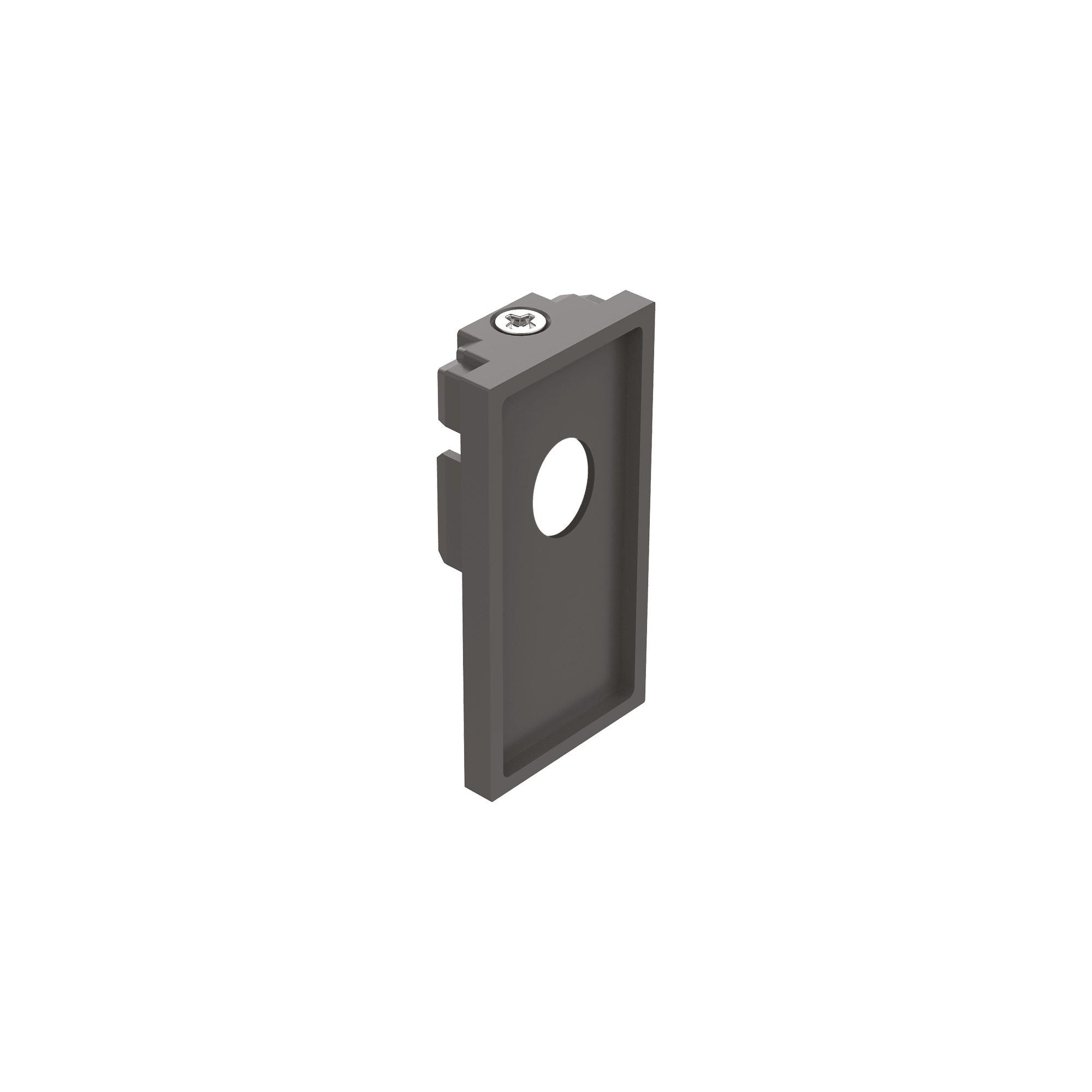 IDEAL LUX - EGO END CAP HIGH CON FORO BK