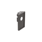 IDEAL LUX - EGO END CAP HIGH CON FORO BK